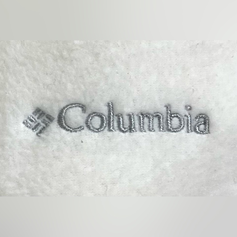 Columbia Womens XL Solid Cream Fleece Sleeveless Zip-Front Vest Classic Warm - Picture 10 of 13